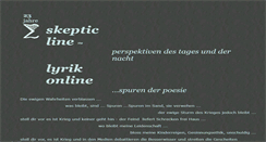 Desktop Screenshot of lyrik.ch